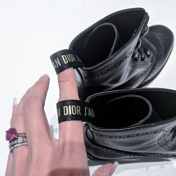 Reserved💔DIORUNIT J'Adior Combat Black Boots - Picture 5 of 14